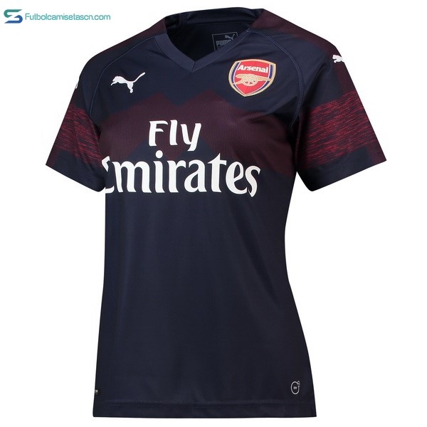 Camiseta Arsenal 2ª Mujer 2018/19 Azul Marino